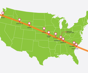 United States Solar Eclipse Map