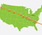 United States Solar Eclipse Map