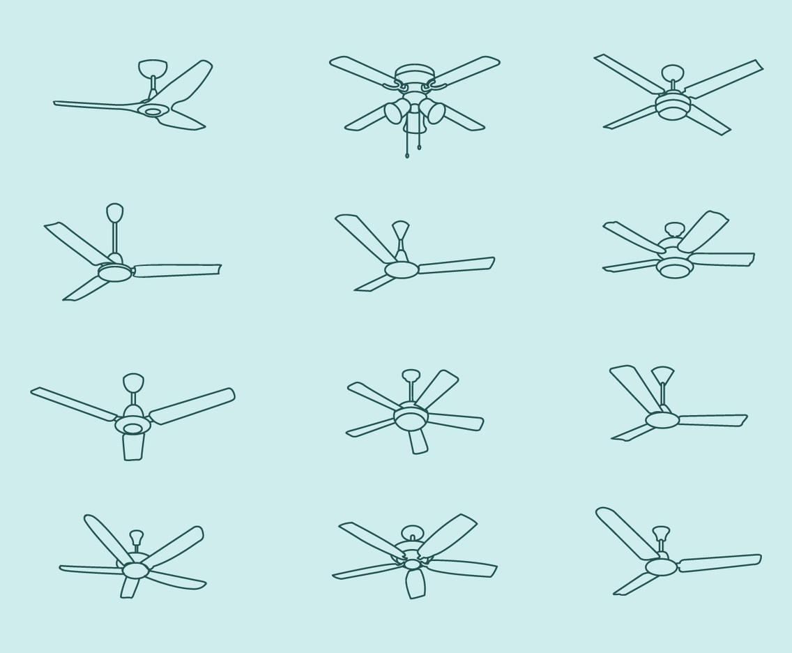 Ceiling Fan Vector Pack