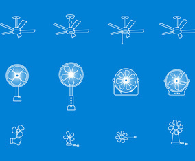 Ceiling Fan Vector Pack