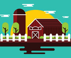 Countryside Farm Vector