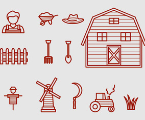Farm Vector Icons