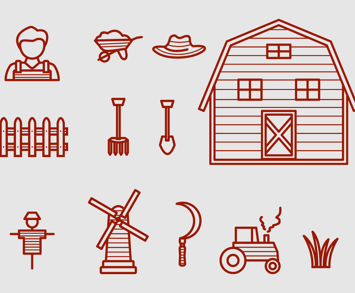 Farm Vector Icons