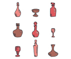 Red Decanters