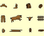 Bull Fighter Icons