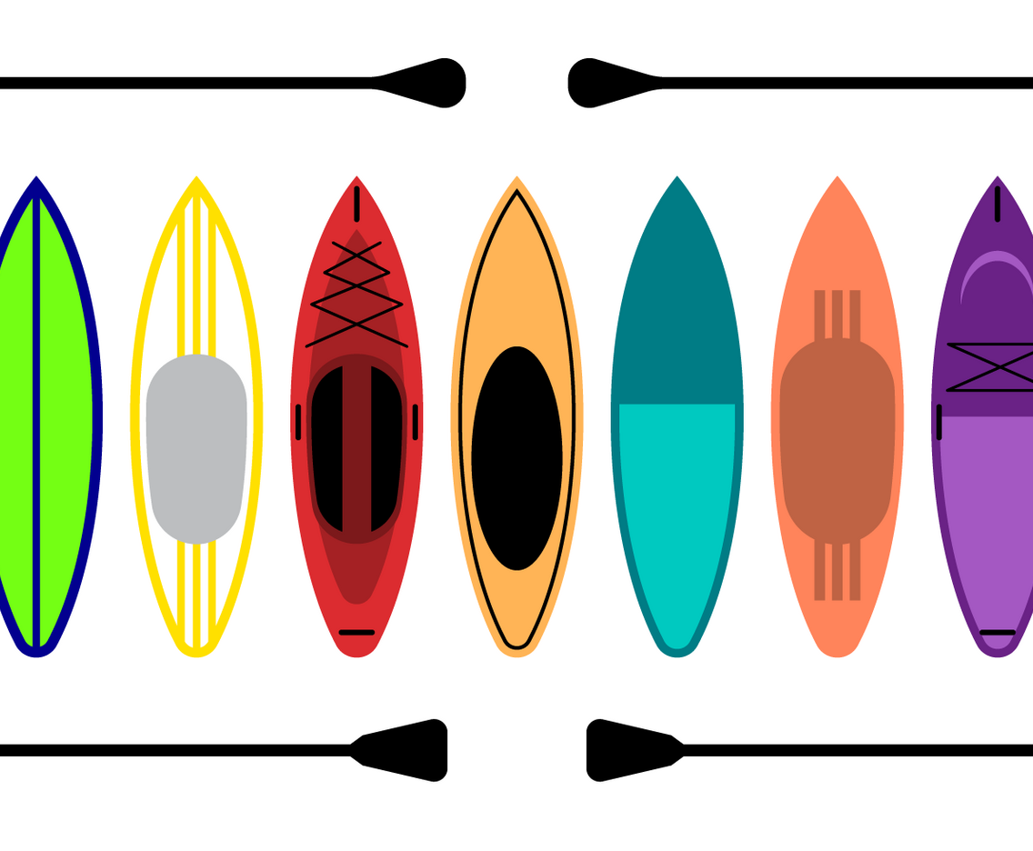 Paddleboard Vector