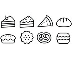 Bread and Bakery Icon Set