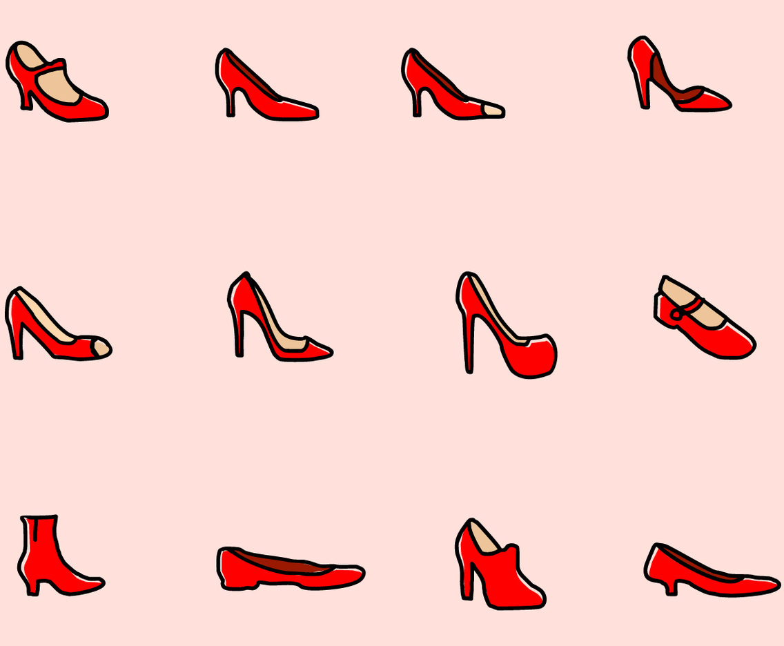 Vector Ruby Shoes