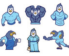 Free Penguins Mascot Vector