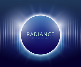 Radiance Vector Background, Editable Template