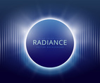 Radiance Vector Background, Editable Template