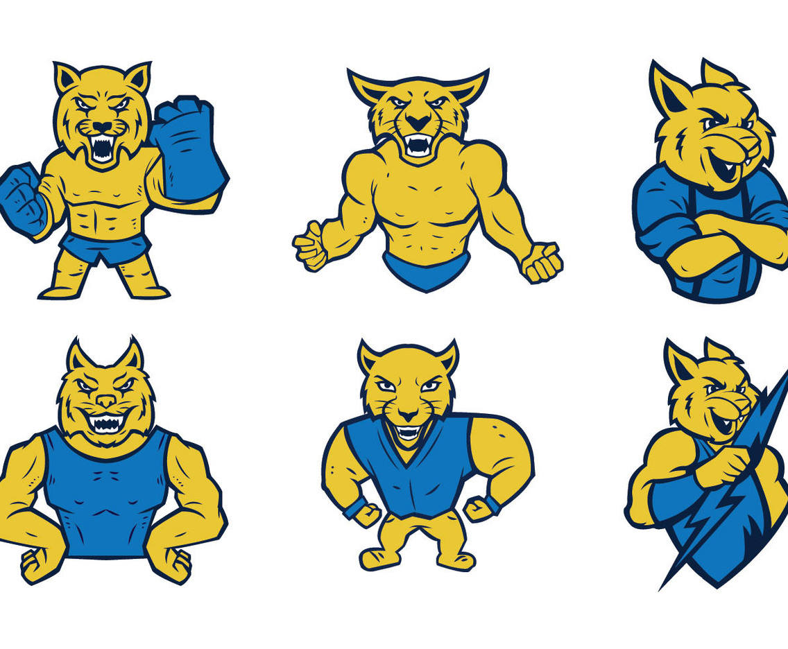 Wild Cat Mascot Vector