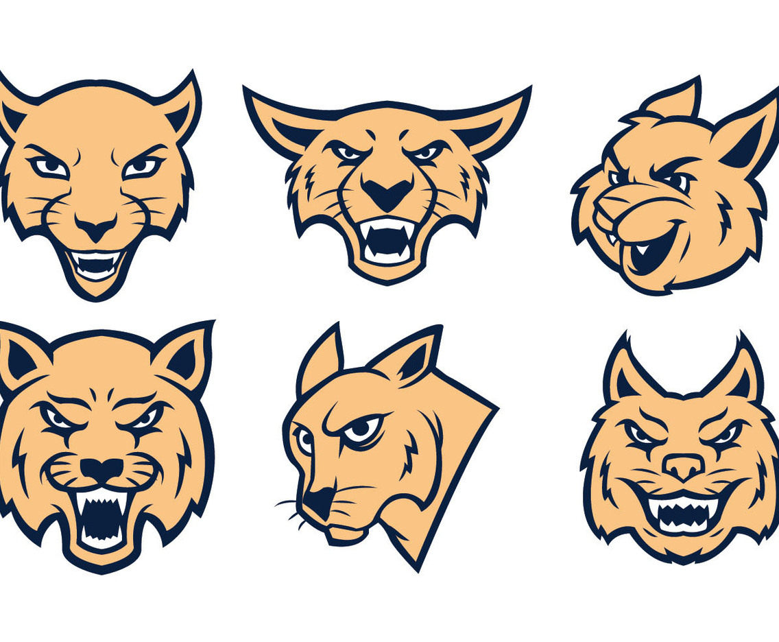 Free Wild Cat Mascot Vector