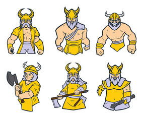 Free Viking Mascot Vector 01