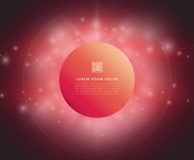 Radiance Vector Background, Editable Template