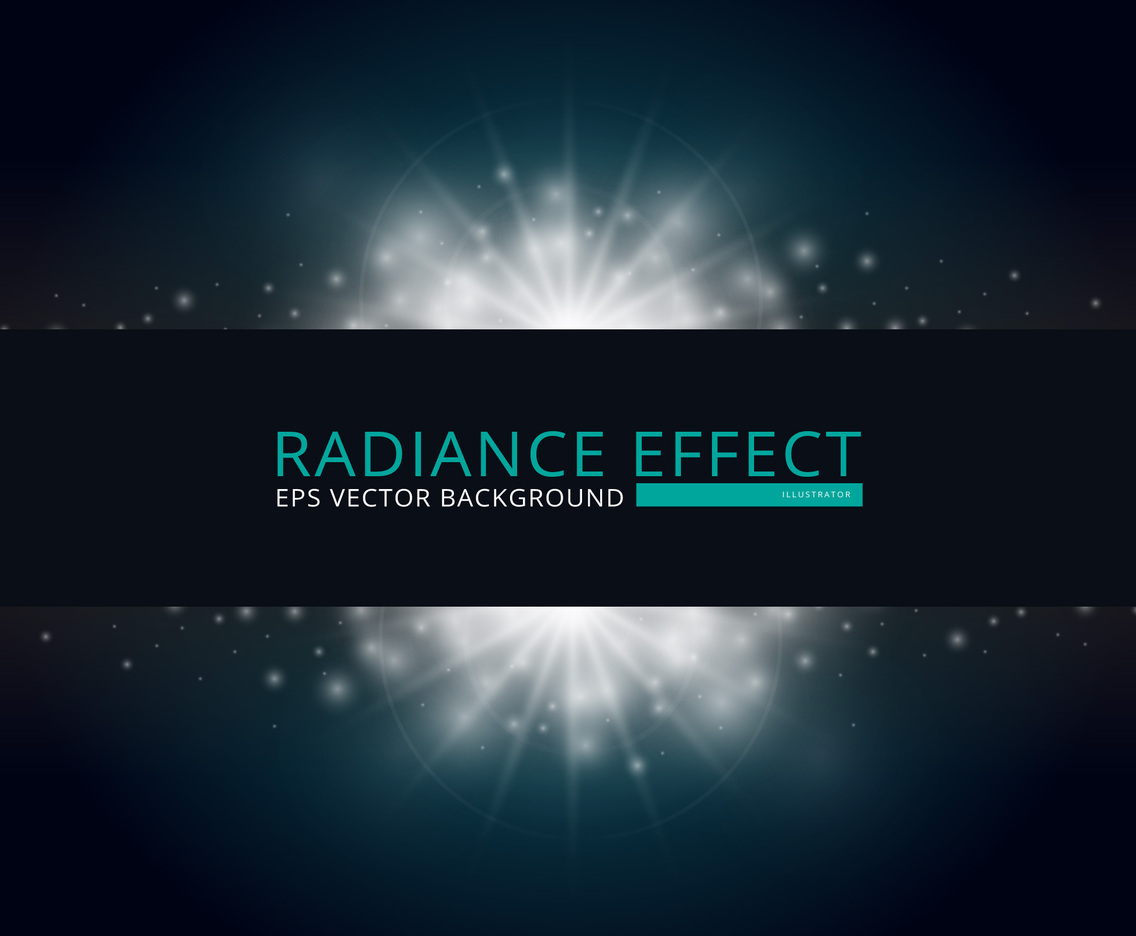 Radiance Vector Background, Editable Template