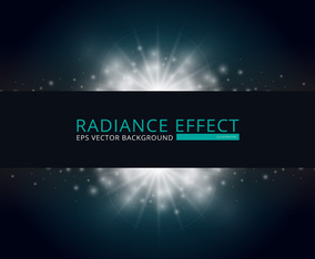 Radiance Vector Background, Editable Template