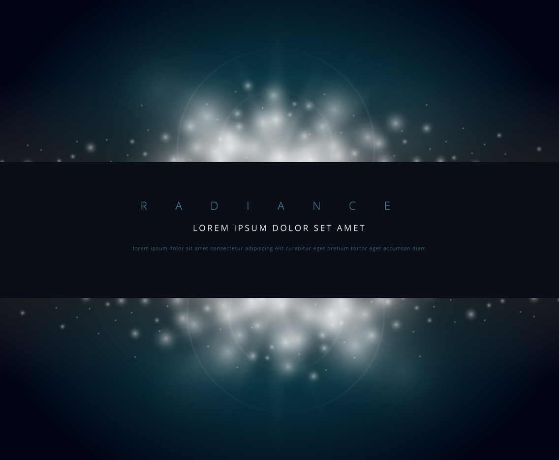 Radiance Vector Background, Editable Template