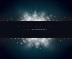 Radiance Vector Background, Editable Template