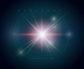 Radiance Vector Background, Editable Template