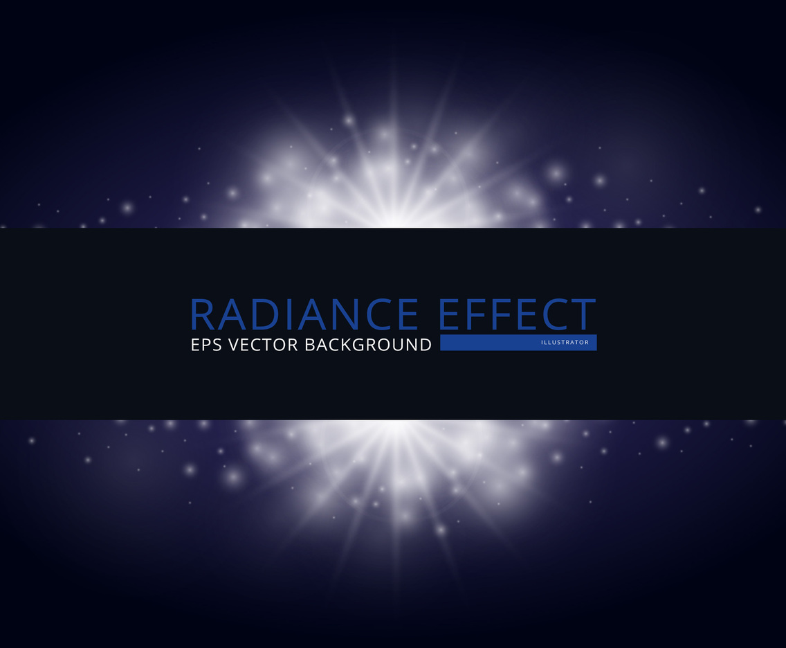 Radiance Vector Background, Editable Template