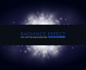 Radiance Vector Background, Editable Template