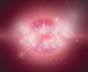 Radiance Vector Background, Editable Template