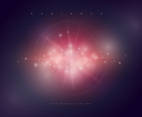 Radiance Vector Background, Editable Template