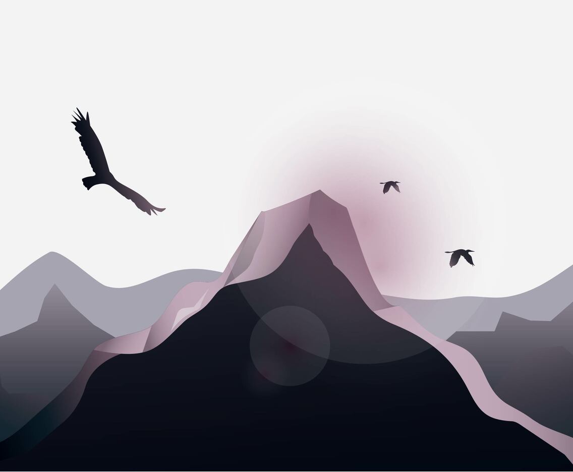 Matterhorn Dark Background Vector