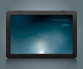 Radiance Vector Background, Editable Template