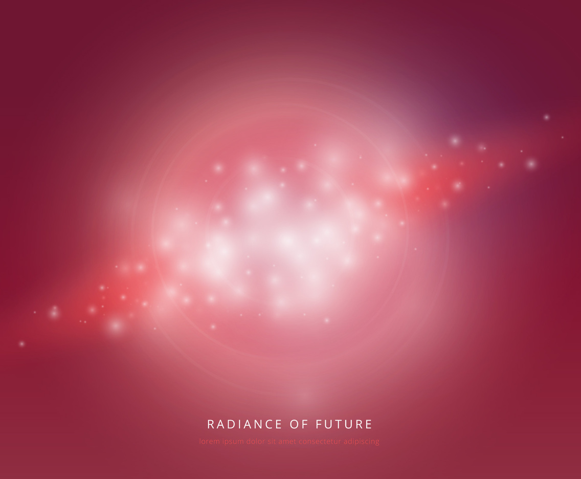 Radiance Vector Background, Editable Template