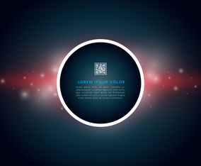 Radiance Vector Background, Editable Template