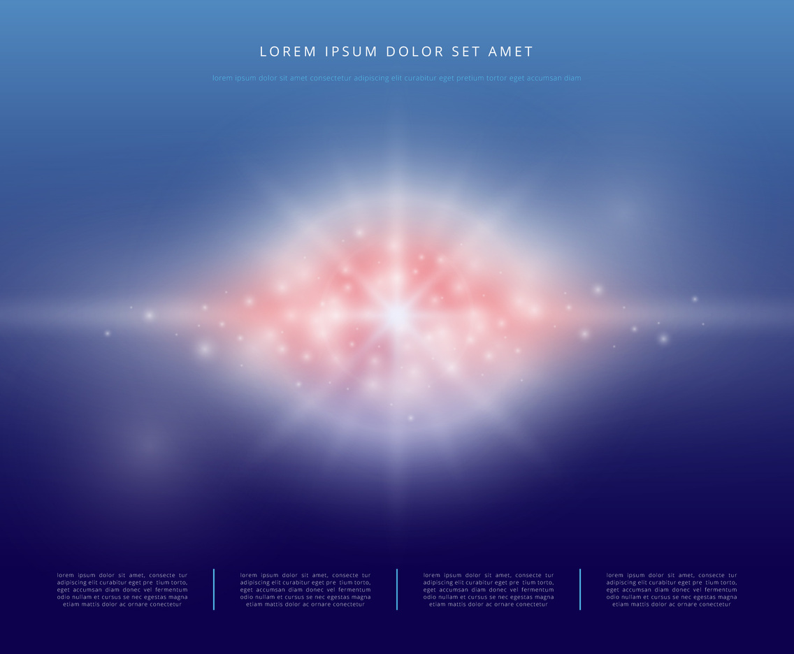 Radiance Vector Background, Editable Template