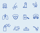 Respirator Vector Icons