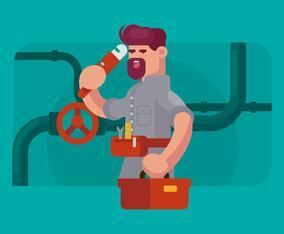 Tradesman Illustration