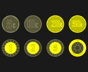 Peso Coins Free Vector