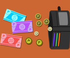 Money In My Wallet Free Vector