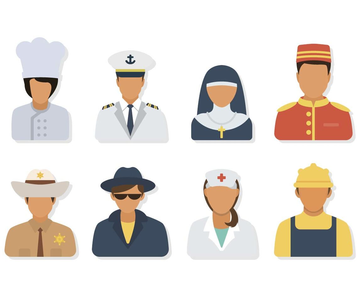 Flat Profession Vectors