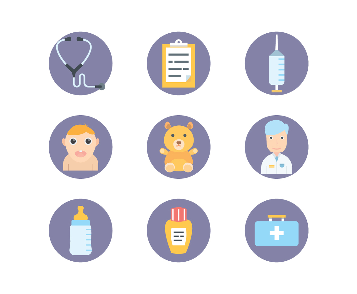 Pediatrics Icons