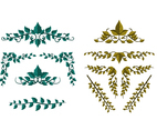 Free Poison Ivy Leave Ornament Vector