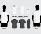 Men’s V Neck Shirt Template