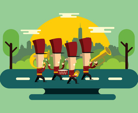 Marching Band Parade