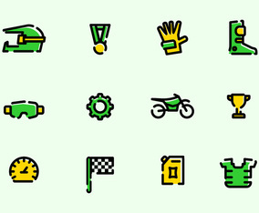 Outstanding Motorcross Vectors