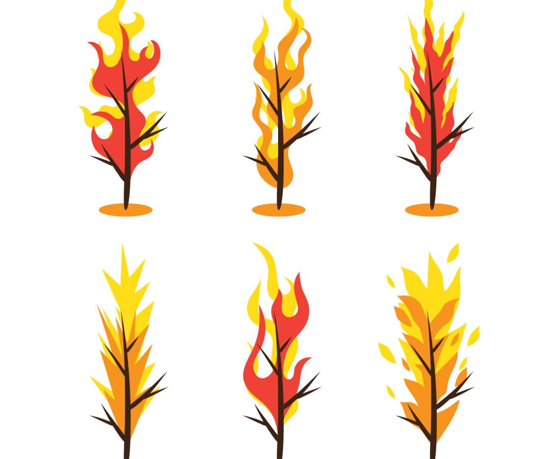 Burning Bush Vector
