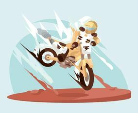 Motorcross Illustration