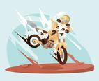 Motorcross Illustration