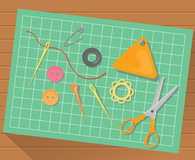 Eyelet Fabric Vector Stock