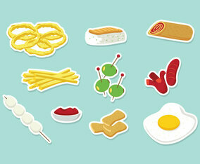 Appetizers Vector