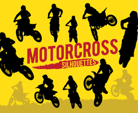 Motorcross Silhouettes