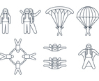Skydiver Icons